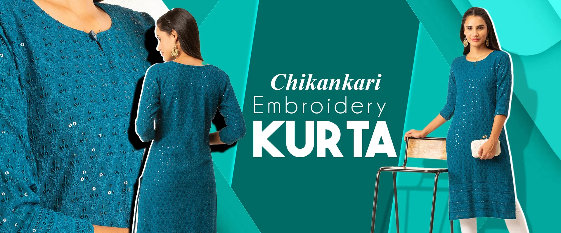 Chikankari Embroidery Kurta